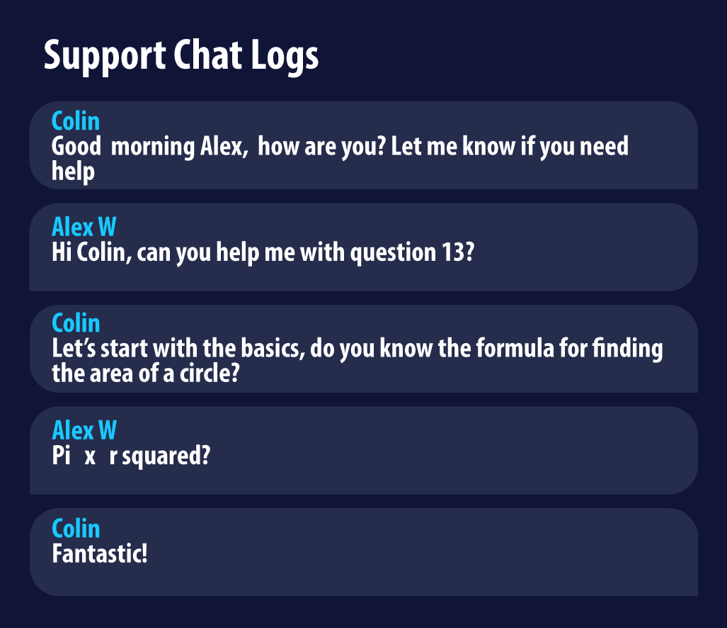 EDClass Support Chat Logs